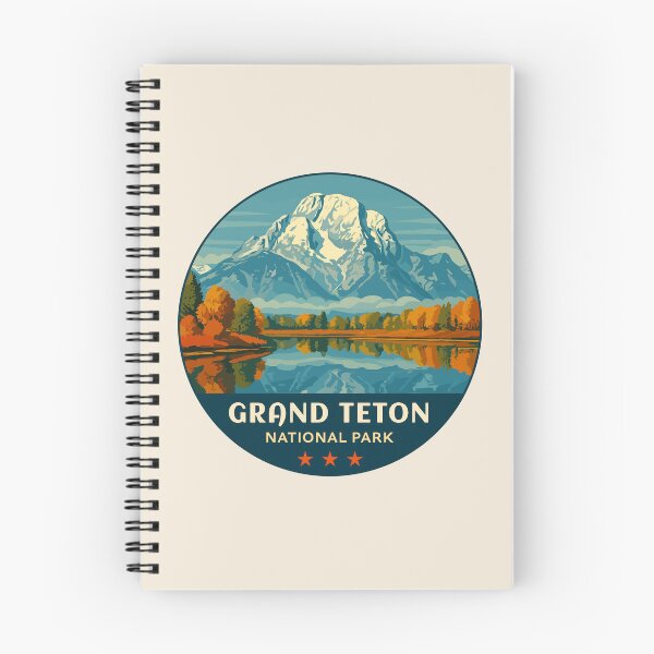 Item preview, Grand Teton National Park Retro Sticker designed and sold by Gideon Emmerich.