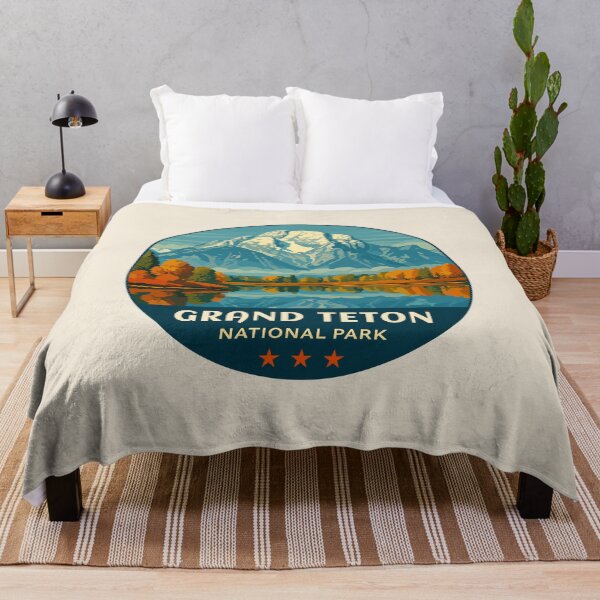 Item preview, Grand Teton National Park Retro Sticker designed and sold by Gideon Emmerich.