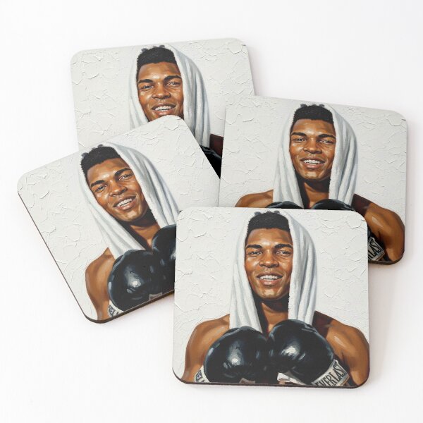 Item preview, Heavyweight Champion Towel Over Head Art | Smiling Boxing Gloves Painting | Textured Sports Icon designed and sold by Art's Diner.