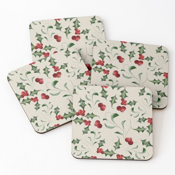 Item preview, A Very Merry Repeat Yuletide Foliage designed and sold by WatercolourLily.