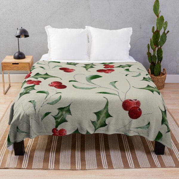Item preview, A Very Merry Repeat Yuletide Foliage designed and sold by WatercolourLily.