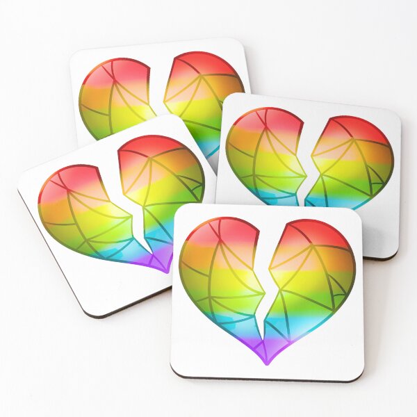 Item preview, Rainbow heartbroken designed and sold by mokachupa.