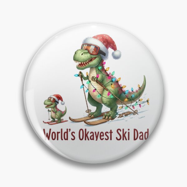 Item preview, World's Okayest Ski Dad designed and sold by maximinano100k.