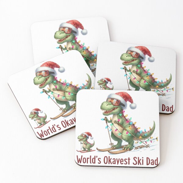Item preview, World's Okayest Ski Dad designed and sold by maximinano100k.