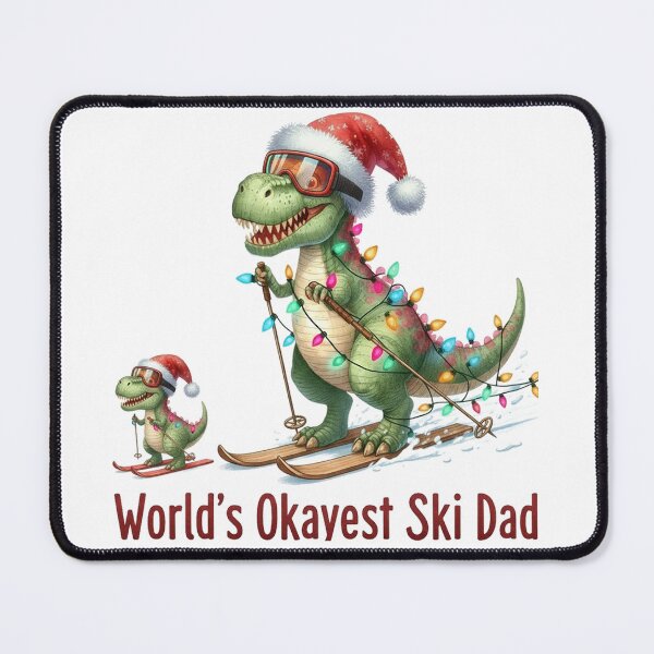 Item preview, World's Okayest Ski Dad designed and sold by maximinano100k.