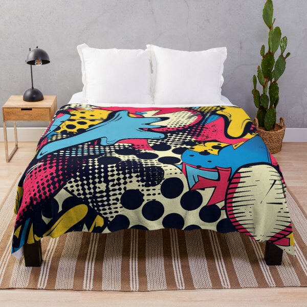 Item preview, Vibrant Pop Art Graffiti Seamless Pattern designed and sold by CharlieDesings.