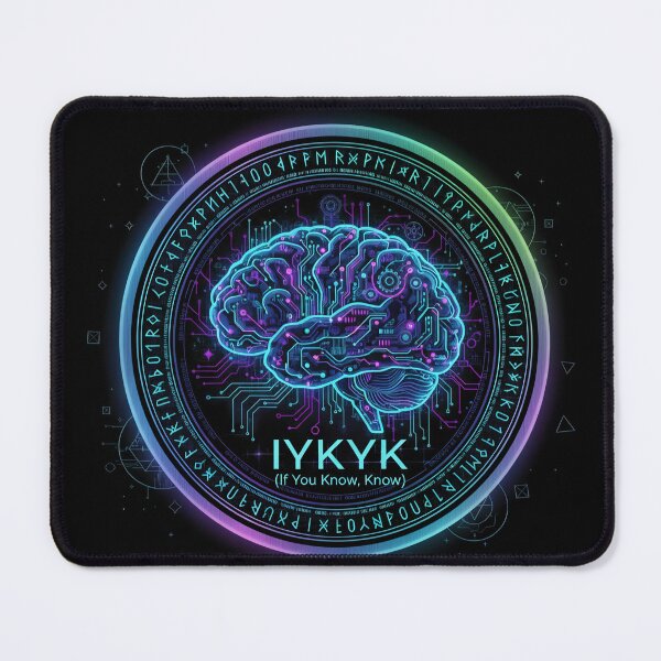 Item preview, The Seer's Code: Runic Circuit Brain | IYKYK designed and sold by JanRizz.