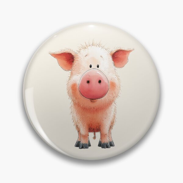 Item preview, Copy of NOSEY PIG ' Norman! ' By Shirley MacArthur designed and sold by Shirley MacArthur Art.
