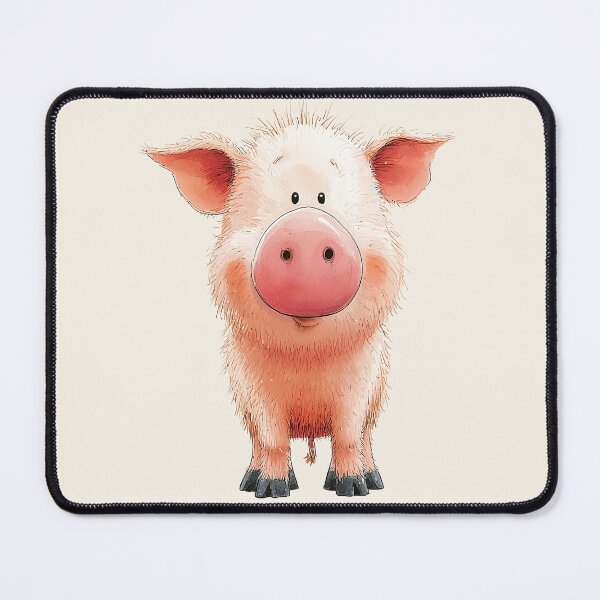 Item preview, Copy of NOSEY PIG ' Norman! ' By Shirley MacArthur designed and sold by Shirley MacArthur Art.