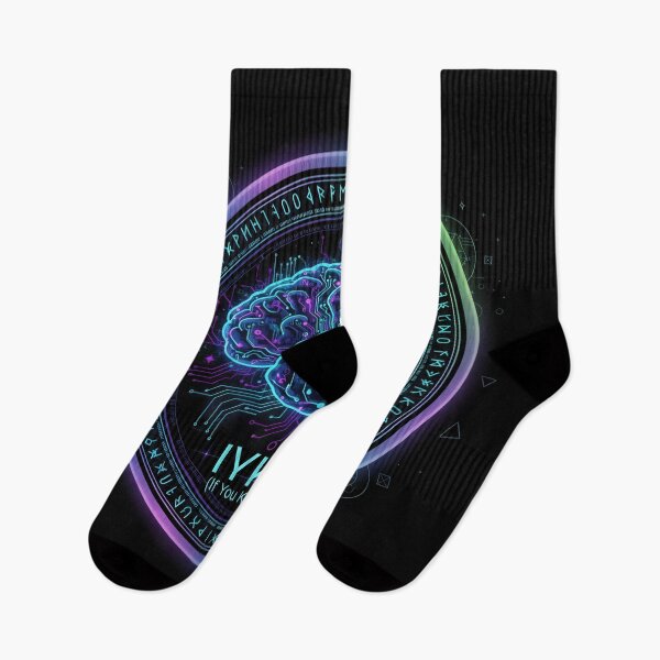 Item preview, The Seer's Code: Runic Circuit Brain | IYKYK designed and sold by JanRizz.