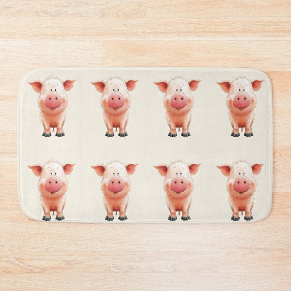 Item preview, Copy of NOSEY PIG ' Norman! ' By Shirley MacArthur designed and sold by Shirley MacArthur Art.