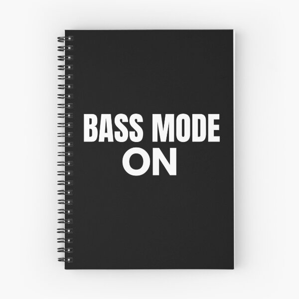 Item preview, Bass Mode On – Minimal Fishing Typography Design designed and sold by EimSol.