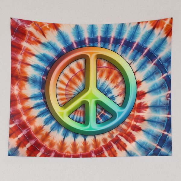 Item preview, Rainbow Ripple - Tie Dye Peace designed and sold by RockitBaby.
