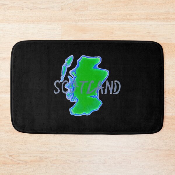 Item preview, Map of Scotland black background authentic Scottish design unique gift designed and sold by Arniesart85.