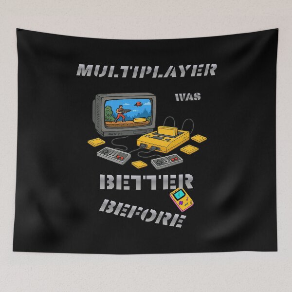 Item preview, Multiplayer Was Better Before – A Retro Gaming Gift designed and sold by BLAKZONE.