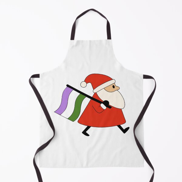 Item preview, Genderqueer Pride Santa Spreading Holiday Cheer designed and sold by Cannaxes Studio.