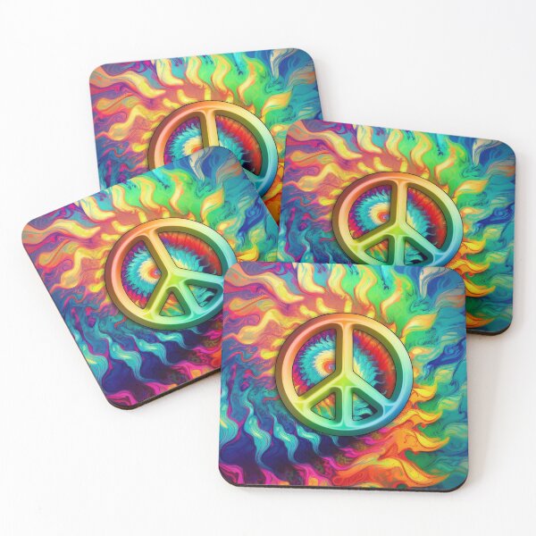 Item preview, Rainbow Fusion - Tie Dye Peace designed and sold by RockitBaby.