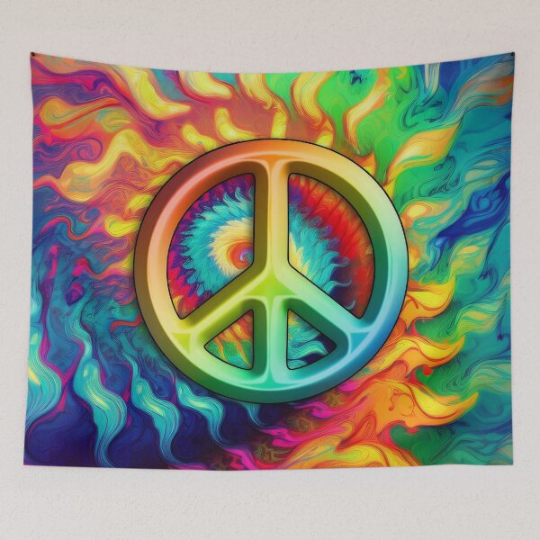Item preview, Rainbow Fusion - Tie Dye Peace designed and sold by RockitBaby.