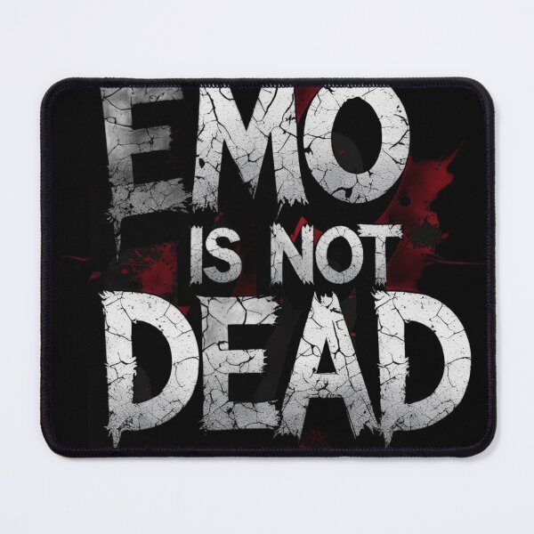 Item preview, Emo Is Not Dead – Dark Emo Typography | Pop Punk Sadcore Aesthetic Shirt designed and sold by Ctrlr.