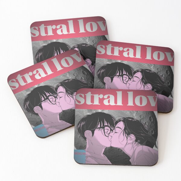Item preview, Astral Love – Romantic Anime Couple Kiss | Soft Aesthetic Illustration designed and sold by nishanttambadi.