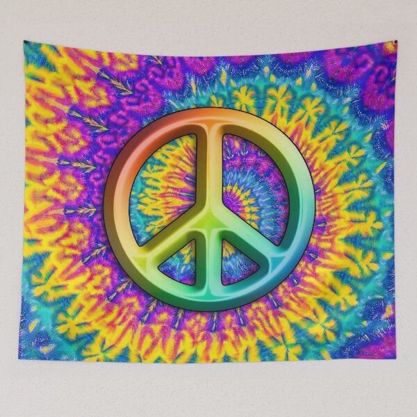 Item preview, Groovy Horizon - Tie Dye Peace designed and sold by RockitBaby.
