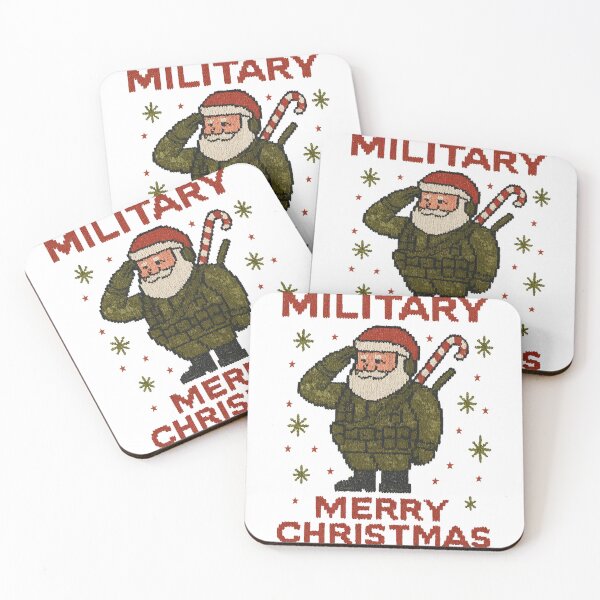 Item preview, Military Ugly Christmas Sweater Santa  designed and sold by Callsign 84.