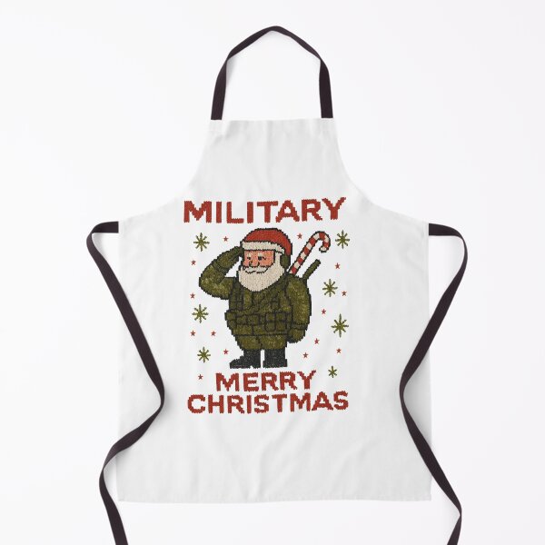 Item preview, Military Ugly Christmas Sweater Santa designed and sold by Callsign 84.