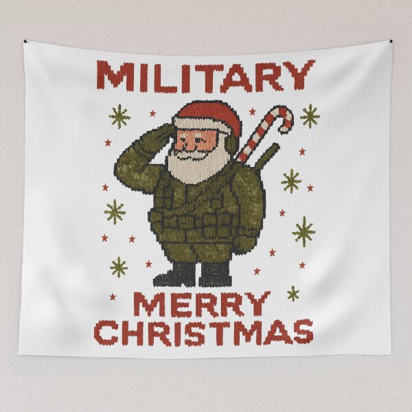 Item preview, Military Ugly Christmas Sweater Santa  designed and sold by Callsign 84.