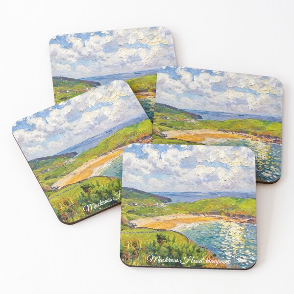 Item preview, Muckross Head Viewpoint Kilcar Co Donegal oil painting format designed and sold by OliDesigns.