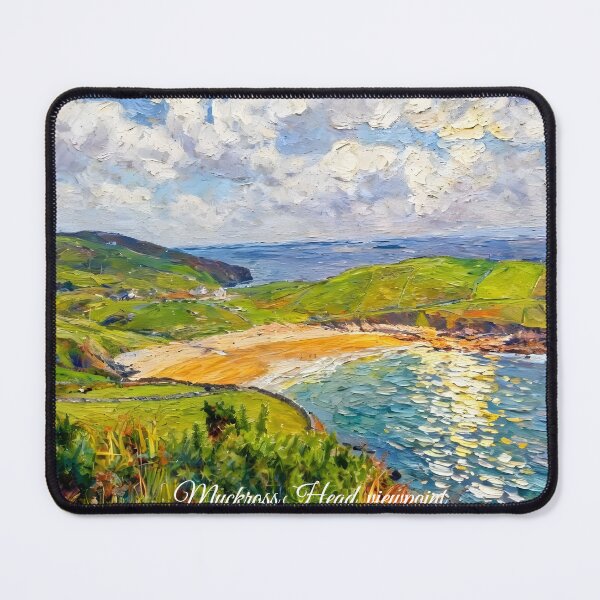 Item preview, Muckross Head Viewpoint Kilcar Co Donegal oil painting format designed and sold by OliDesigns.