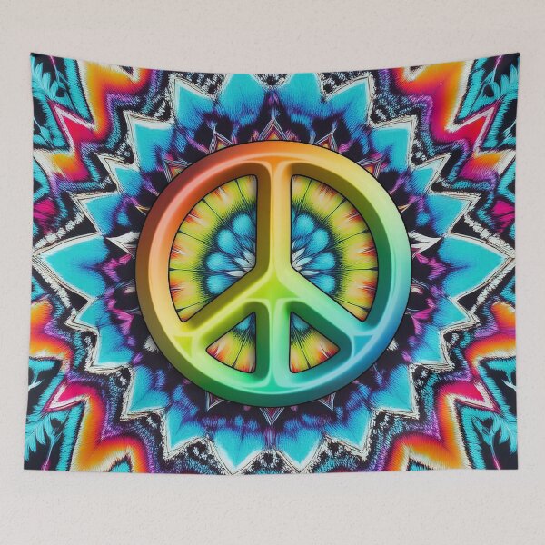 Item preview, Rainbow Aura - Tie Dye Peace designed and sold by RockitBaby.
