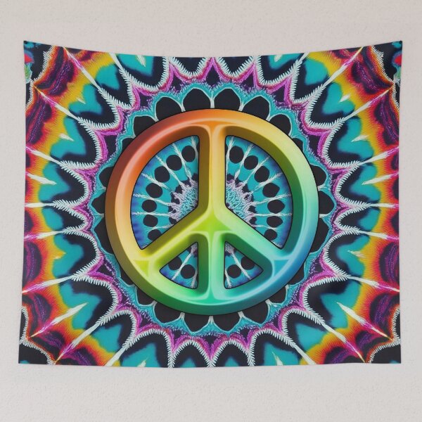 Item preview, Happy Hippie - Tie Dye Peace designed and sold by RockitBaby.