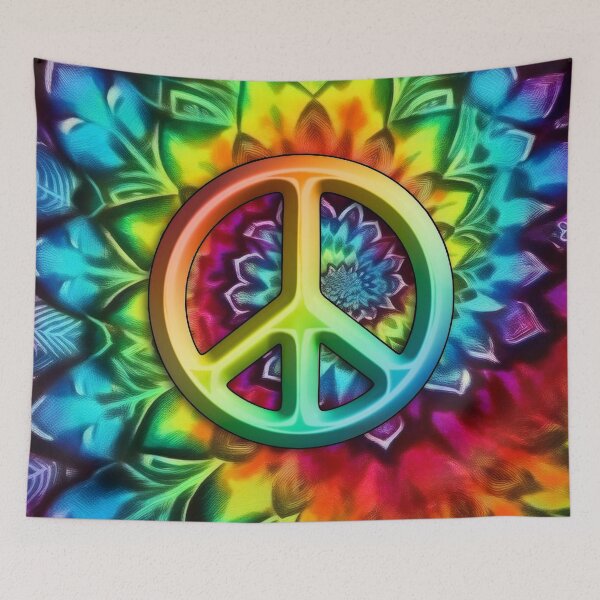 Item preview, Painted Whirl - Tie Dye Peace designed and sold by RockitBaby.