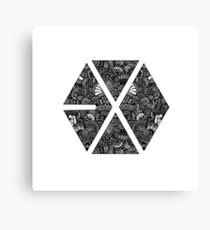 Logo Zentangle - EXO Canvas Print