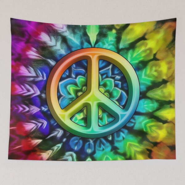 Item preview, Color Flow - Tie Dye Peace designed and sold by RockitBaby.