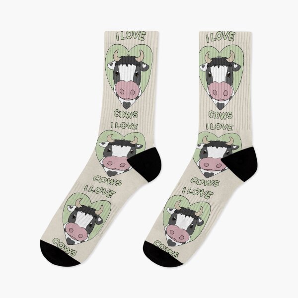 Item preview, I LOVE COWS Cute Gift for Cow Lovers designed and sold by HugSomeNettles.