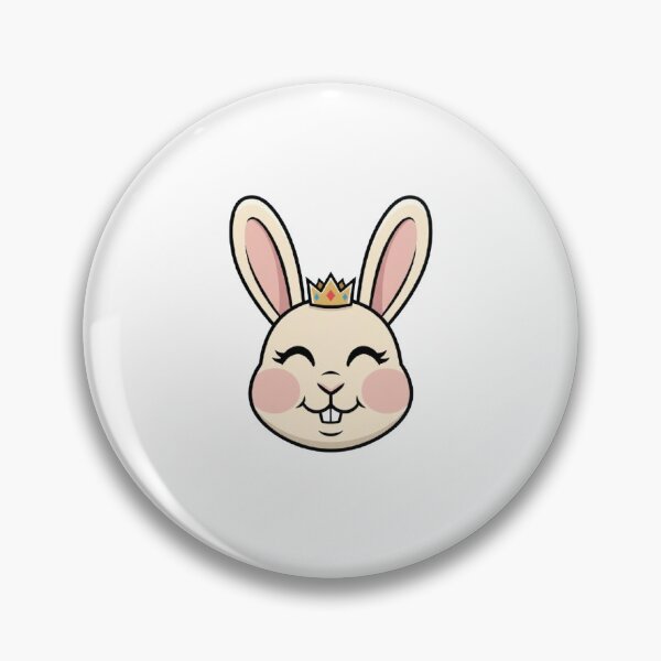 Item preview, Cute Bunny Princess Vector Portrait | Flat Shading Rabbit Illustration designed and sold by NaevaArt.