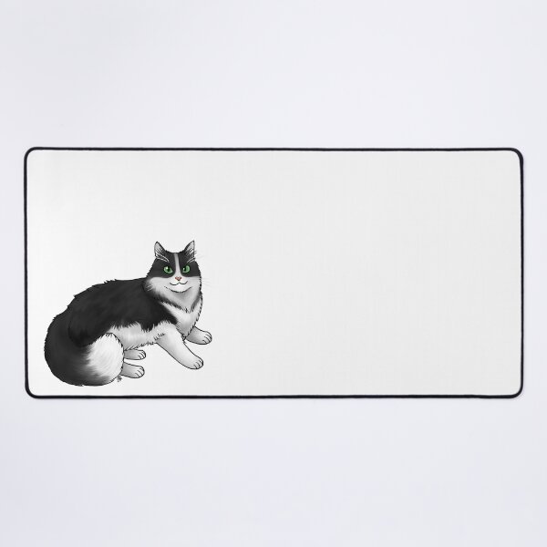 Item preview, Cat - Domestic Longhair - Tuxedo designed and sold by Jennifer Stolzer.