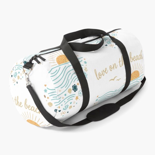 Item preview, Love on the Beach – Minimal Coastal Heart Illustration with Sun & Waves designed and sold by Majestical-plus.