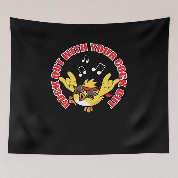 Item preview, Rock Out With Your Cock Out Rooster designed and sold by SassyYetClassy.