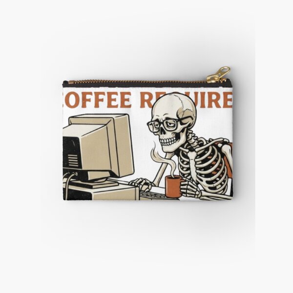Item preview, Dead Inside But Caffeinated T-Shirt -Skeleton Coffee Work Humor  designed and sold by LLM-SHOP.