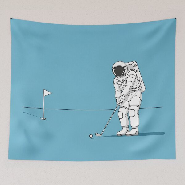 Item preview, Collision19 Space Golfer Tee designed and sold by Collision19.