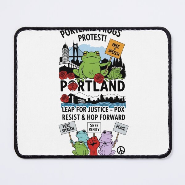 Item preview, Portland Protest Frogs – Free Speech & urban art designed and sold by w66aboo.