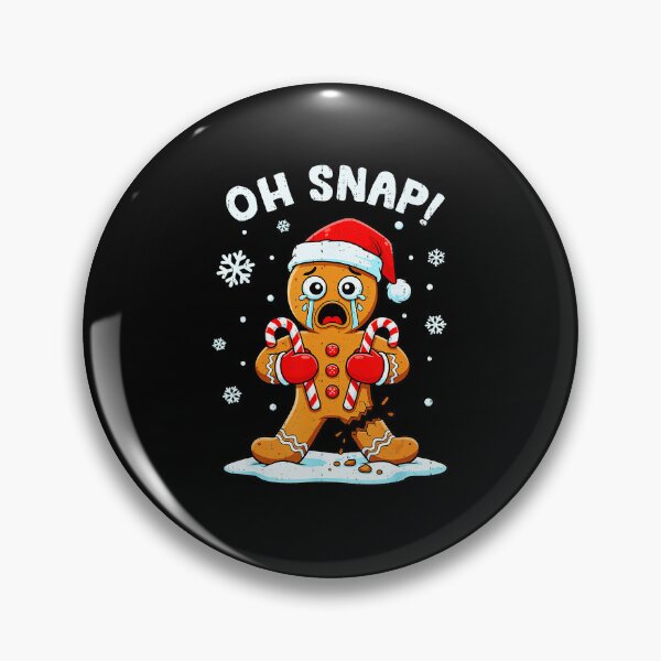 Item preview, Oh Snap Gingerbread Christmas Xmas Cookie Baking Holiday  designed and sold by WayTBeenkenArt.