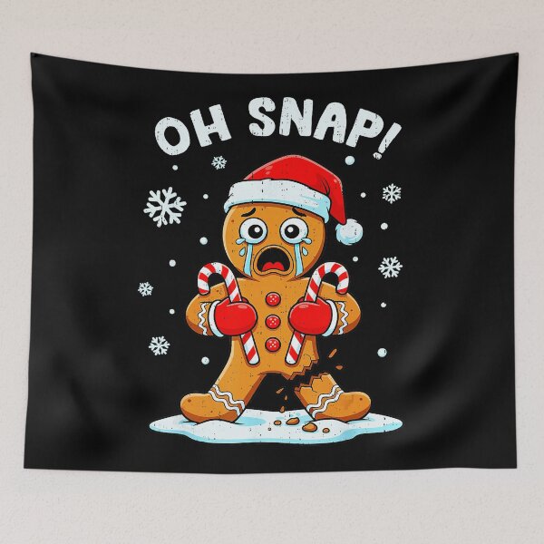 Item preview, Oh Snap Gingerbread Christmas Xmas Cookie Baking Holiday  designed and sold by WayTBeenkenArt.