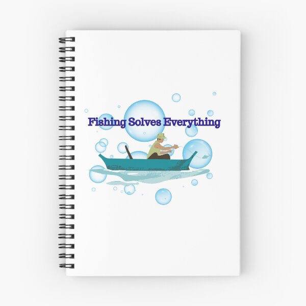 Item preview, Fishing Solves Everything – Funny Fisherman Gift designed and sold by MSHobbies.