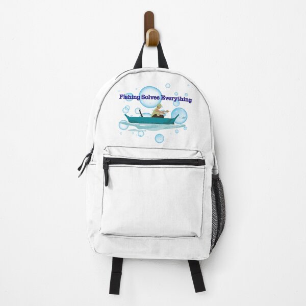 Item preview, Fishing Solves Everything – Funny Fisherman Gift designed and sold by MSHobbies.