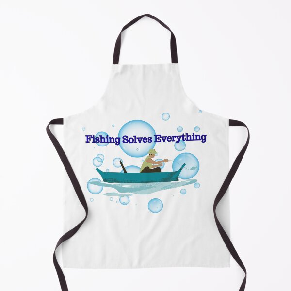 Item preview, Fishing Solves Everything – Funny Fisherman Gift designed and sold by MSHobbies.
