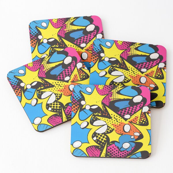Item preview, Vibrant Pop Art Graffiti Seamless Pattern 06 designed and sold by CharlieDesings.
