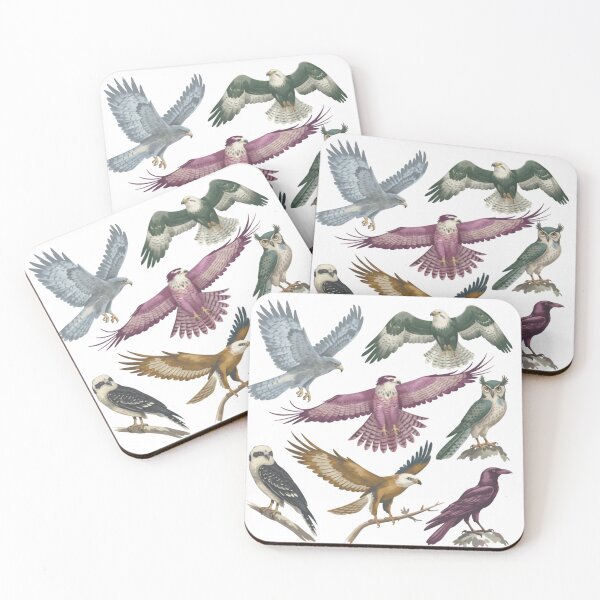 Item preview, Retro Birds Of Prey Field Guide Kids, 90s Hawk, Owls Nature Scene, Natural Boho Toddler, Youth designed and sold by DesignDenDo ⭐⭐⭐⭐⭐.
